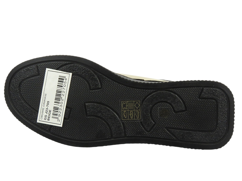 Béžové dámské kožené boty Sokolski GS J23-705