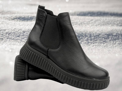 Pohodlné dámské lodičky z měkké kůže HELIOS Comfort 510P, černé