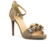 Dámské sandály na vysokém podpatku - Uncome 36306, béžové