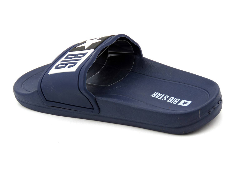 Sportovní gumové dětské pantofle - BIG STAR DD374152, tmavě modrá