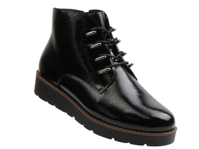 Zateplené dámské kotníkové boty - Potocki 23-12168, béžové