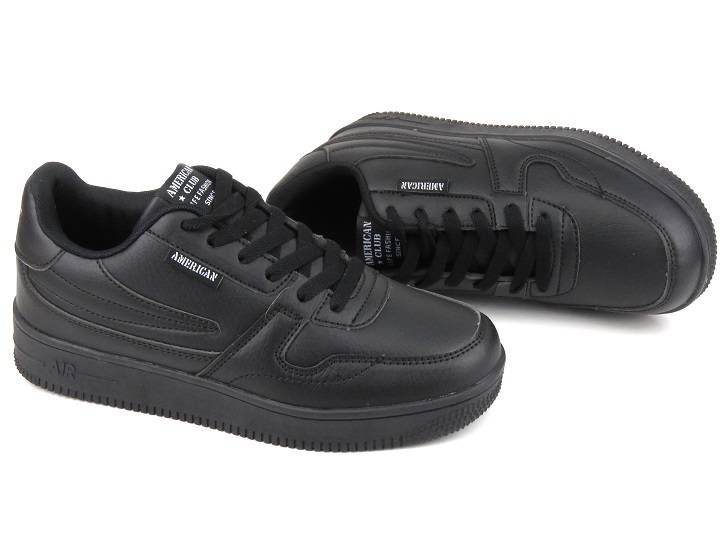 Sportovní obuv pro mládež AMERICAN CLUB FH 57/23, černá