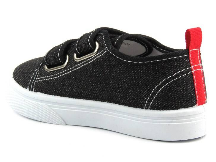 Tenisky, Tenisky na suchý zip - AMERICAN CLUB TEN 121/24, černé