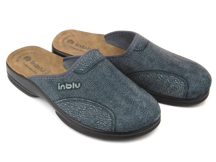 Pohodlné a měkké pánské pantofle - INBLU DAINO, šedé