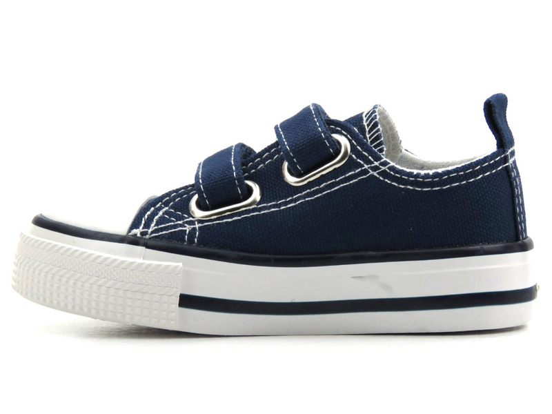 Dětské tenisky na suchý zip - BIG STAR KK374075, tmavě modrá