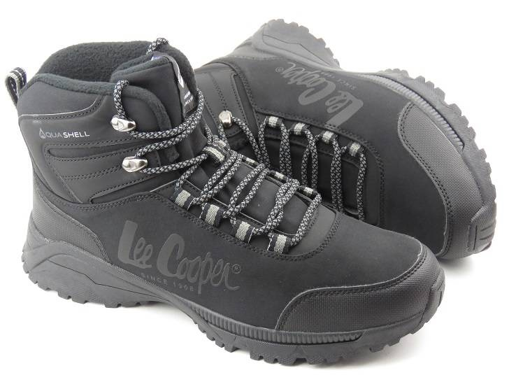 Pánské trekingové kalhoty s Aqua Shell - LEE COOPER 22-01-1404M, tmavě šedá