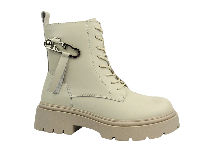 Dámské kotníkové boty na platformě - CheBello 4294, černé