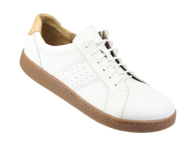 <h2>Barefoot kožené minimalistické pánské polobotky bílé Helios Komfort 829</h2>