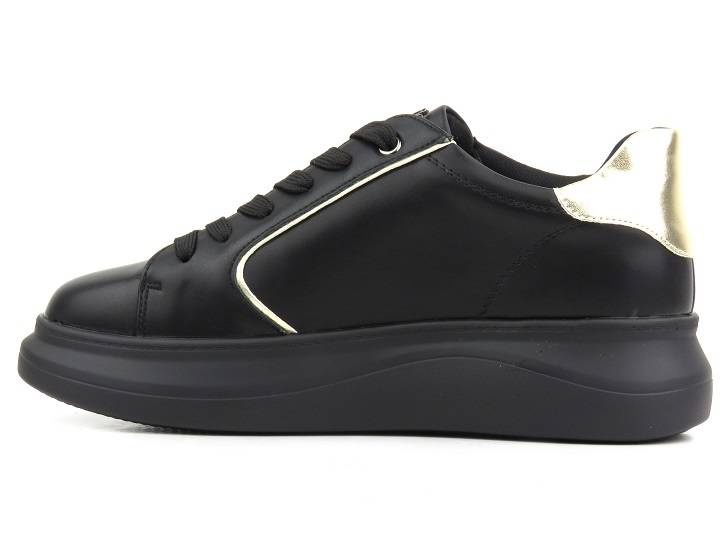 Černé dámské tenisky na platformě - INBLU IN001294