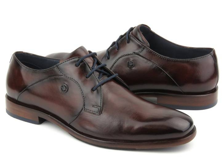 Elegantní pánské kožené boty - BUGATTI 311-A5Q06-1000, hnědé