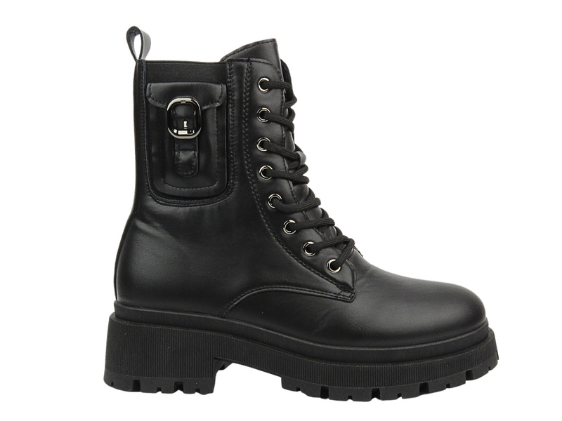 Zateplené kozačky, dámské kozačky - NOVINKY 22BT26-5013, černé