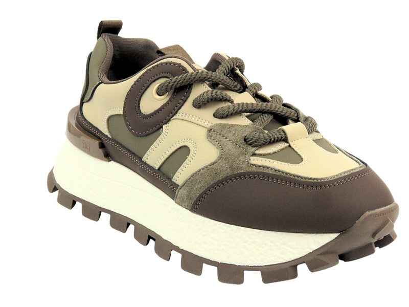 Dámská sportovní obuv na platformě - CheBello 4292, černá