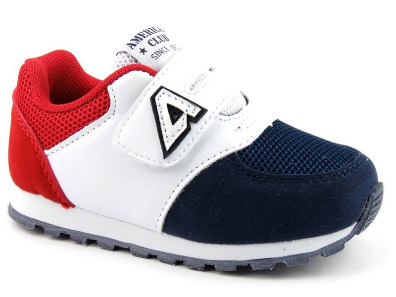 Dětské tenisky na suchý zip - American Club BS 02/21