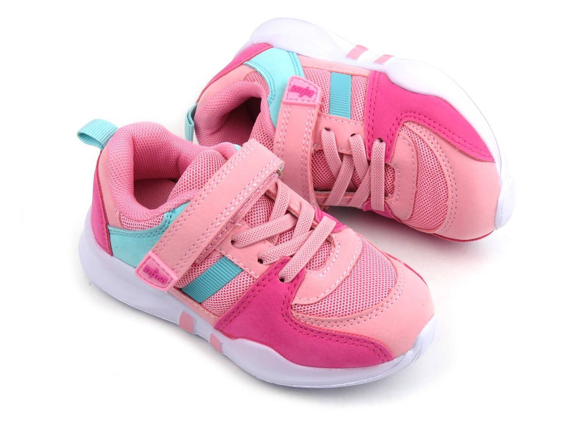 Dětská sportovní obuv s elastickými tkaničkami - BEFADO 516Y130, růžová