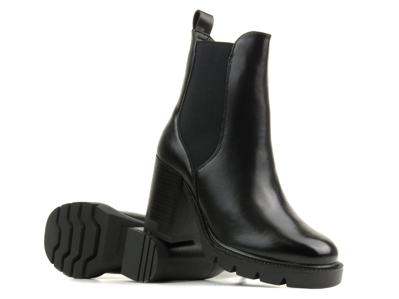 Dámské kotníkové boty - Potocki 23-12175, černé