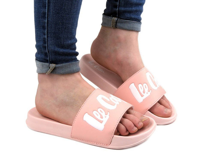 Dámské žabky se silnou podrážkou - Lee Cooper 21-42-0226L (21-42-0998L), růžové