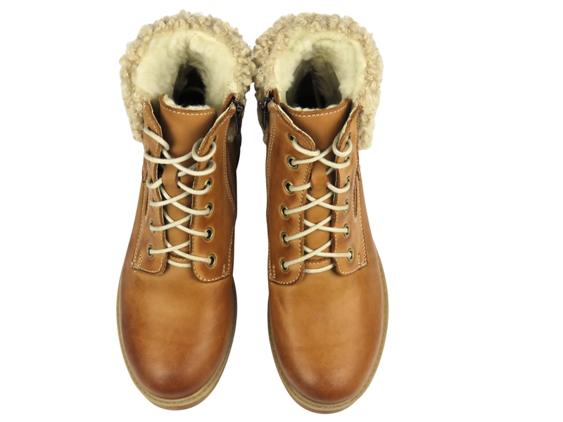 Dámské trekové trapery Helios Komfort 565, hnědé