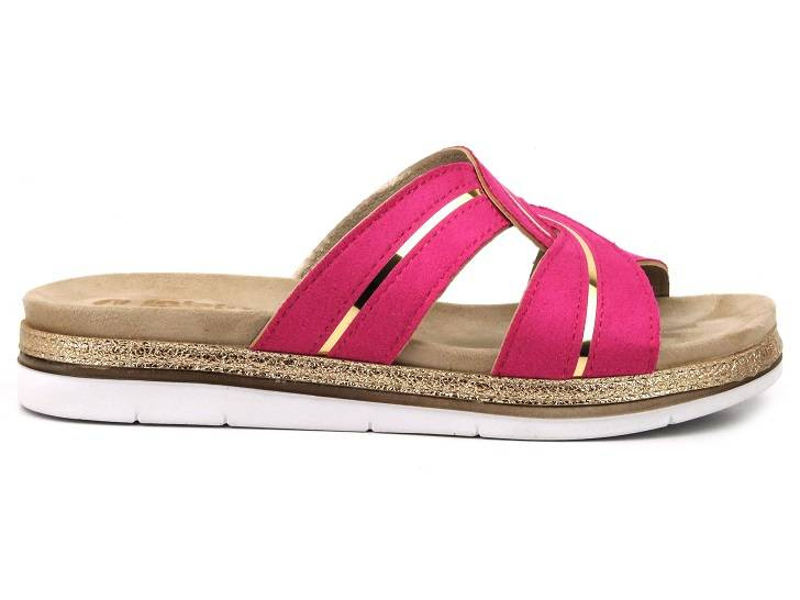 Dámské žabky na léto a dovolenou - INBLU SA-43, fuchsiové