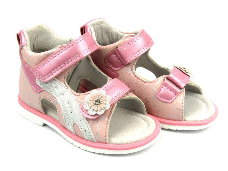 Dětské sandály s uzavřenou patou - AMERICAN CLUB XD 13/21, růžové
