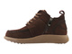 Pohodlné dámské kožené barefoot kotníkové boty Potocki 26-35309, hnědé