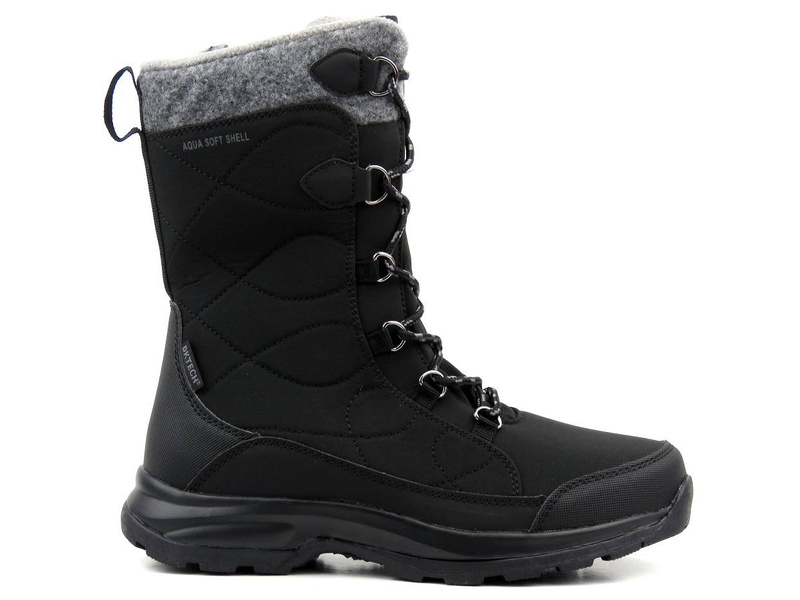 Dámské vysoké sněhule DK TECH Aqua SoftShell 2105 černé a šedé