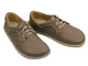 BareFoot kožené minimalistické dámské boty khaki Helios Komfort 715-2B