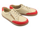 Barefoot kožené minimalistické dámské polobotky Helios Komfort 470, červené