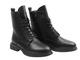 Dámské kotníkové boty z černé přírodní kůže Cambell 25-98310