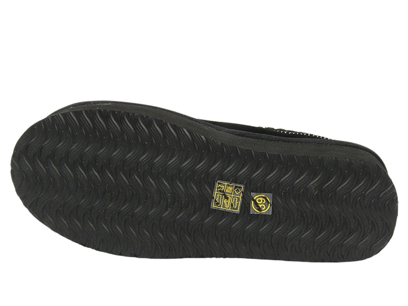 Venezia Dámské pantofle S006SUBLOBK030 Černé nazouvací pantofle