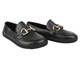 Barefoot kožené minimalistické dámské polobotky s vyšší šířkou H - Nika Komfort 26042 černé