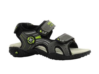 Sportovní chlapecké sandály šedé AMERICAN CLUB RL 24/22