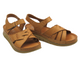 Dámské kožené sandály Nika Komfort H-173 hnědé