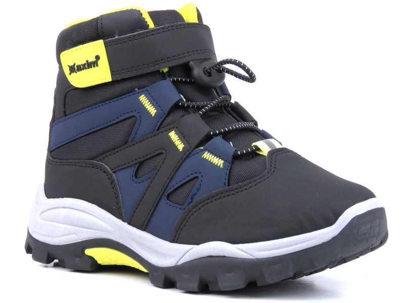 Kotníkové boty, zimní sportovní boty pro kluky - AXIM 23017, černá