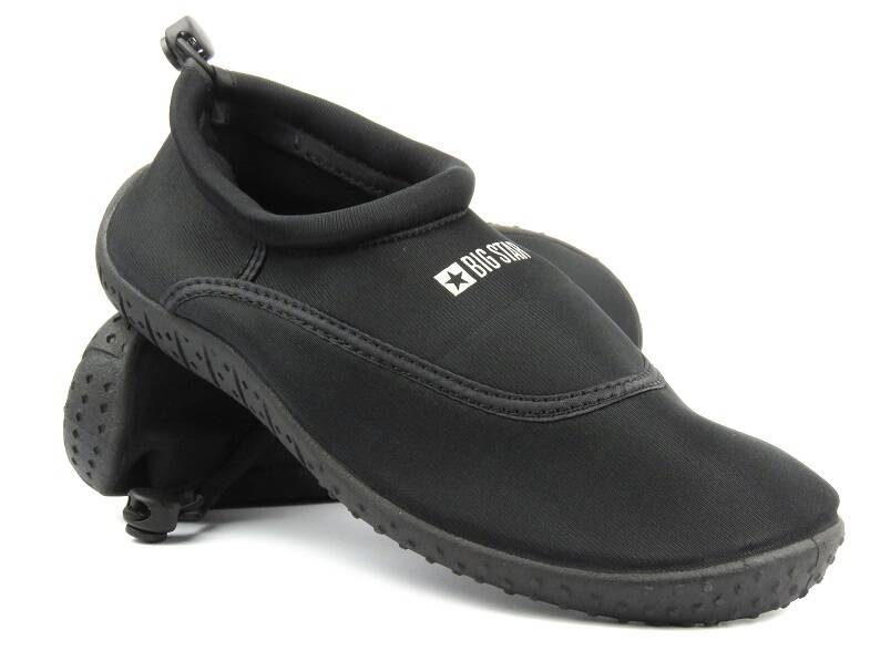 Pánská obuv do vody, plavání / mořští ježci, skály - Big Star NN174752, černá