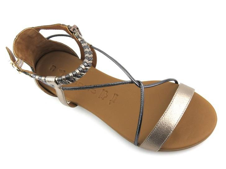 Kožené dámské gladiátorské sandály - Tamaris 28043