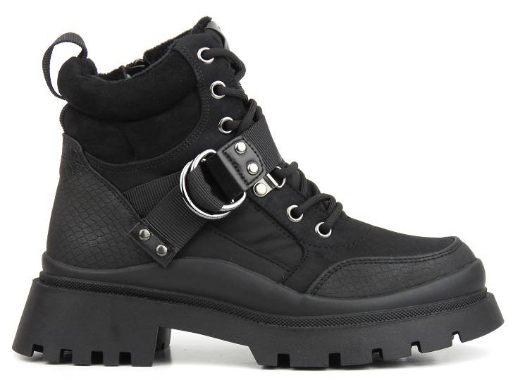 Černé kozačky, dámské kozačky - EVENTO 22BT35-5072