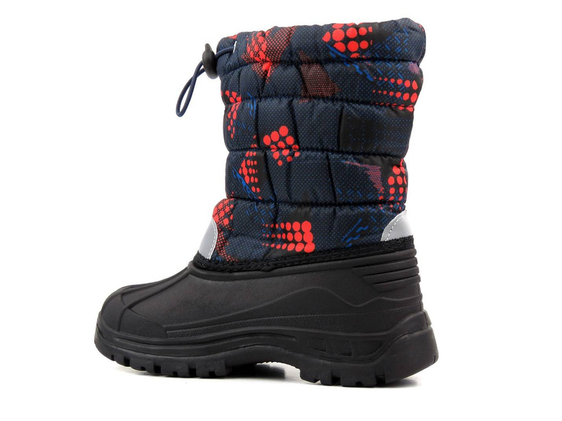 Sněhule, teplé dětské zimní boty - WOJTYŁKO 21041, tmavě modrá