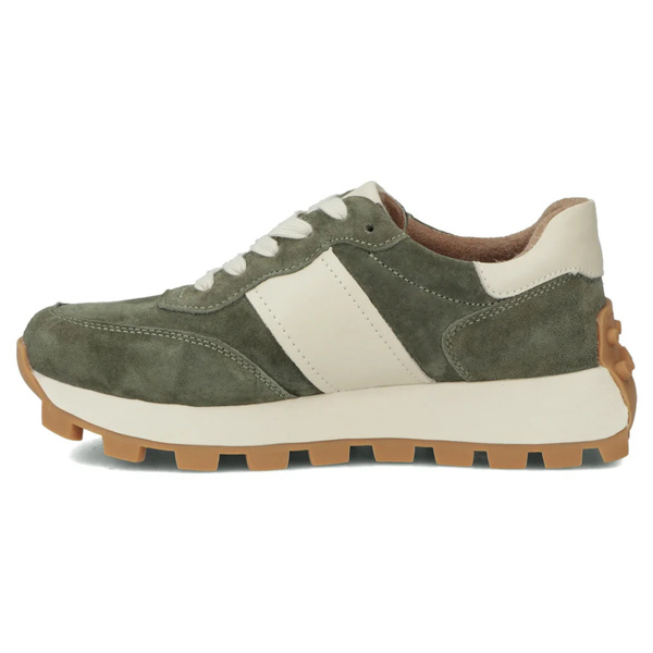 Dámské kožené tenisky khaki Filippo DP7112/25