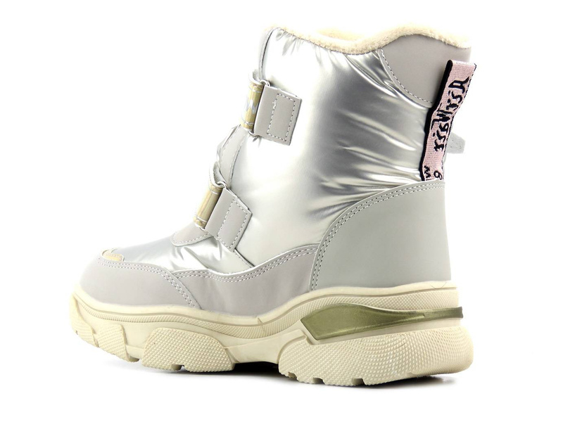 Dětské sněhule zateplené vlnou - WEESTEP R559655832AP, béžové