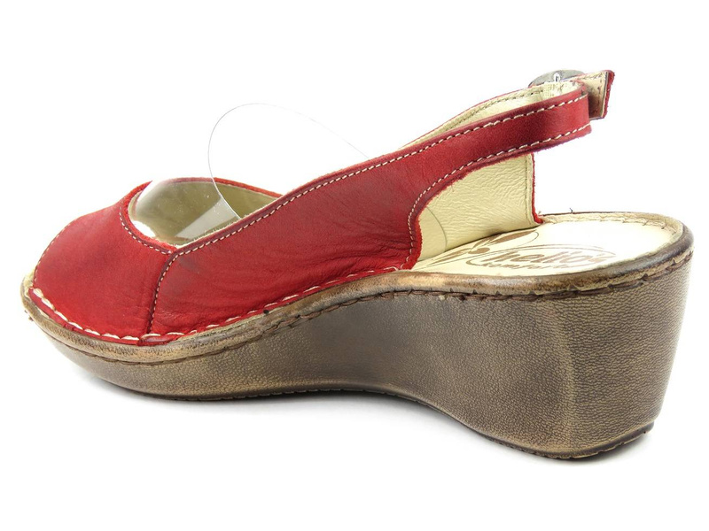 HELIOS 212 dámské sandály, červené