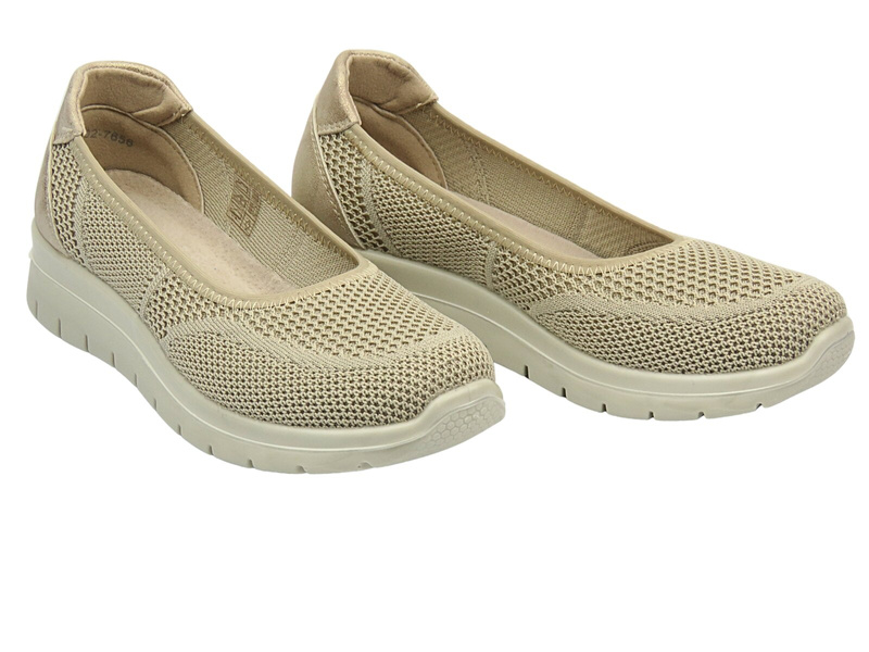 Polobotky, espadrilky dámské béžové News 24TX02-7656