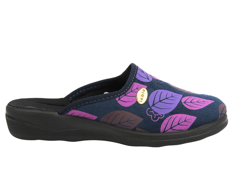 Dámské domácí pantofle - Inblu CU-5F Navy Blue - Slip On 