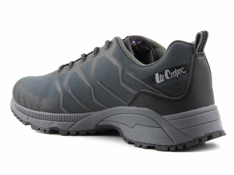 Pánské softshellové trekingové kalhoty - LEE COOPER LCJ-22-01-1397M, šedé