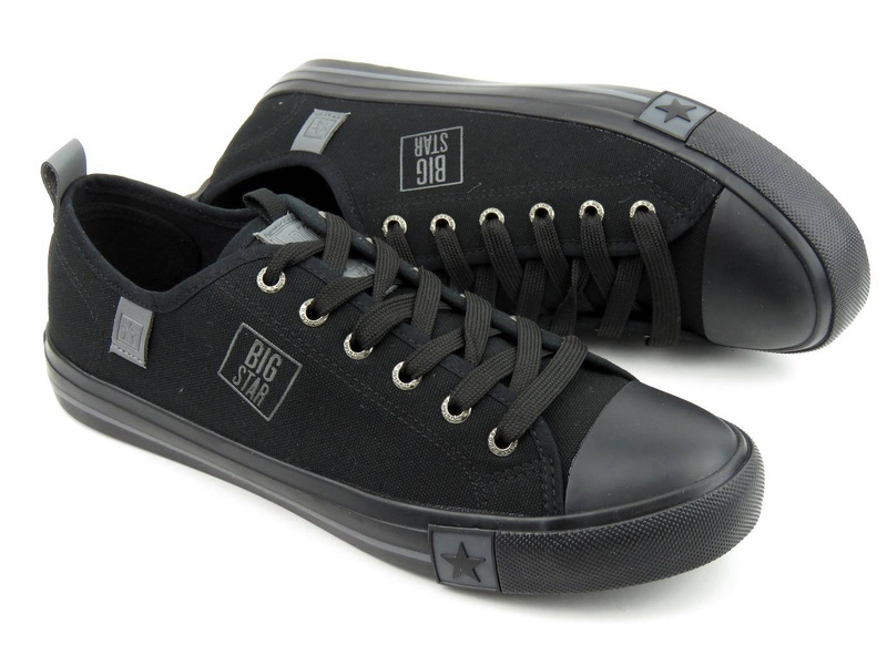 Pánské kotníkové tenisky - BIG STAR JJ174139, černé
