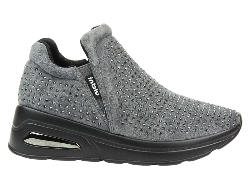 Dámské tenisky na platformě - INBLU IN-386, šedé