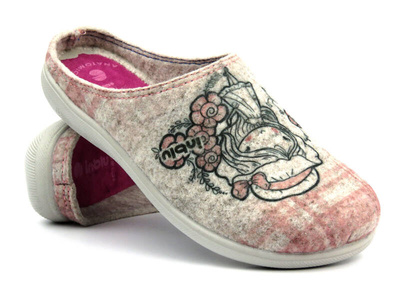 Dámské a dívčí pantofle s měkkou vsadkou - INBLU EC-92, tmavě modrá