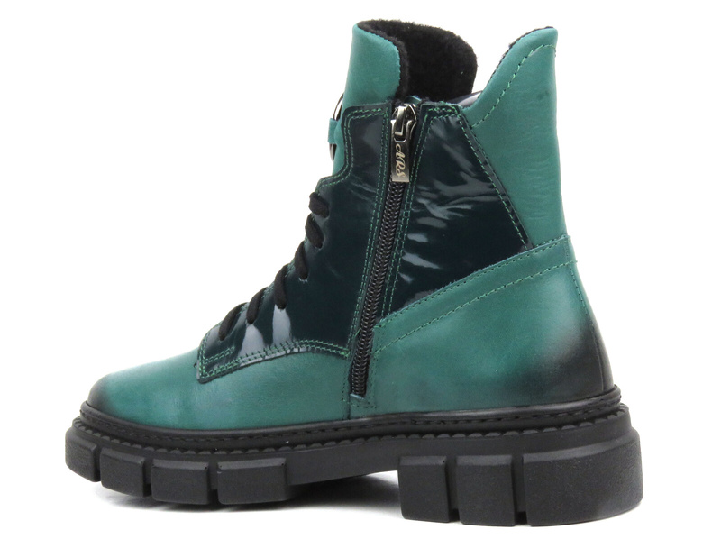Dámské boty polské značky - Waldi 1169, zelené