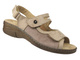 Dámské kožené sandály HELIOS Comfort 172, béžové