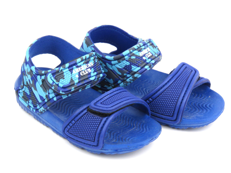 Pěnové dětské sandálky modré American Club NH 140,141/24