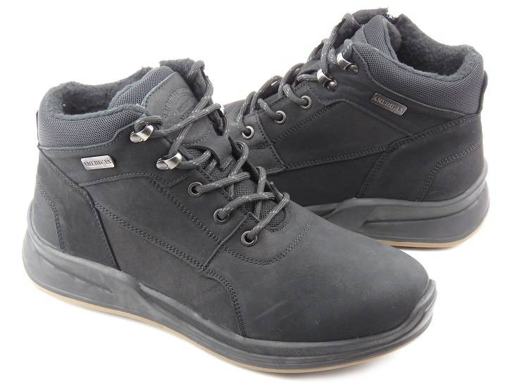 Teplé pánské sportovní boty - AMERICAN CLUB CY70/22, černé